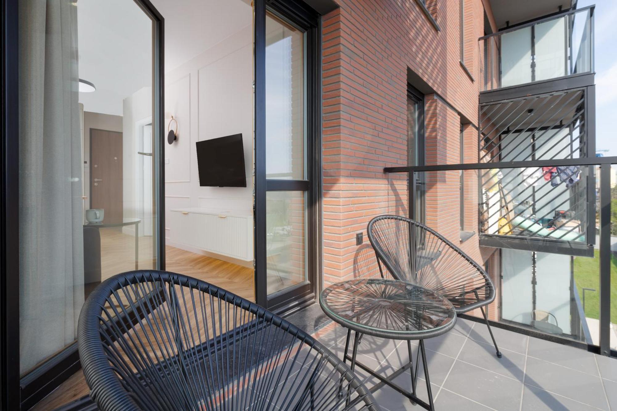 Lägenhet Sienna Grobla With View Of The Motlawa Terrace & Sauna, Gym By Renters