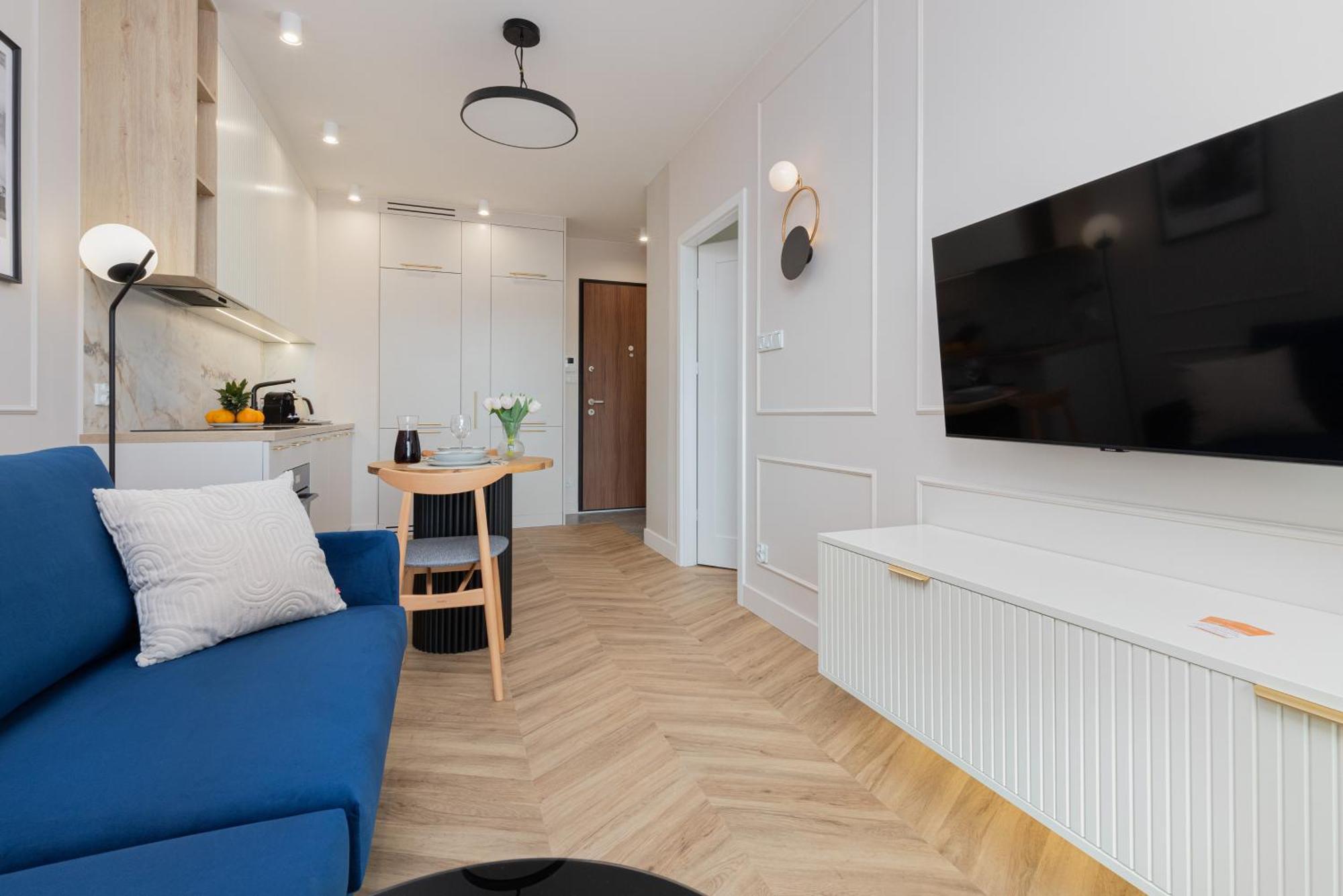 Lägenhet Sienna Grobla With View Of The Motlawa Terrace & Sauna, Gym By Renters Gdańsk